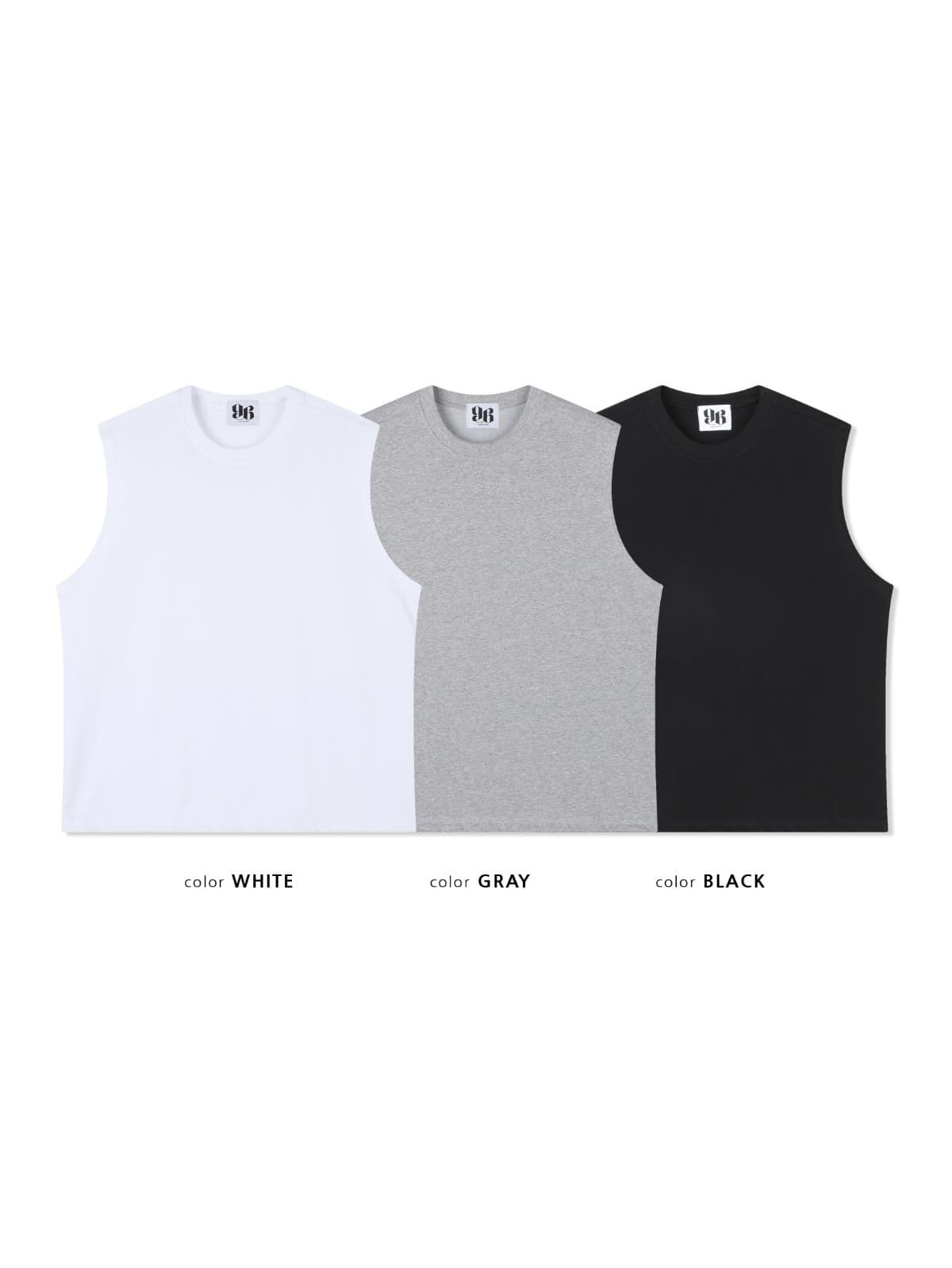 Slim-fit sleeveless top - 이미지 1