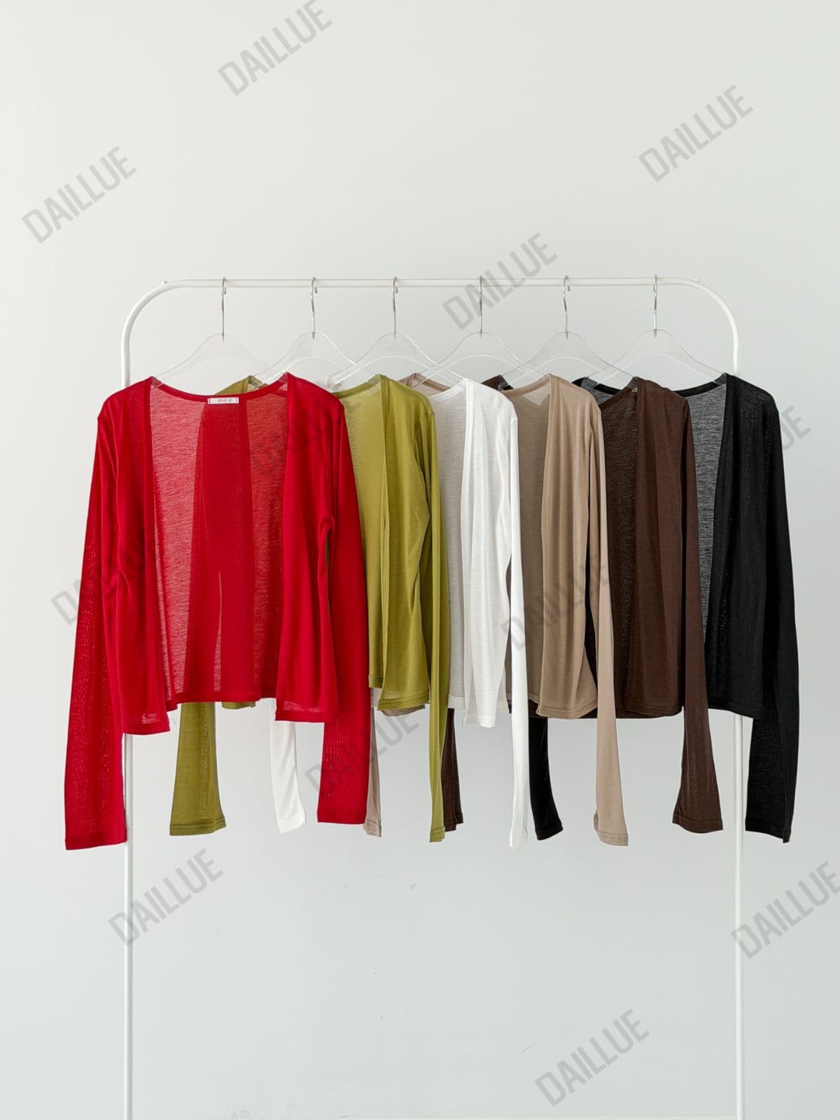 Basic Fit - Tencel Open Cardigan - Thin Summer Outerwear, Summer, Sun Protection, Sun Protection Item, Rainy Season Look, Daily - 이미지 2