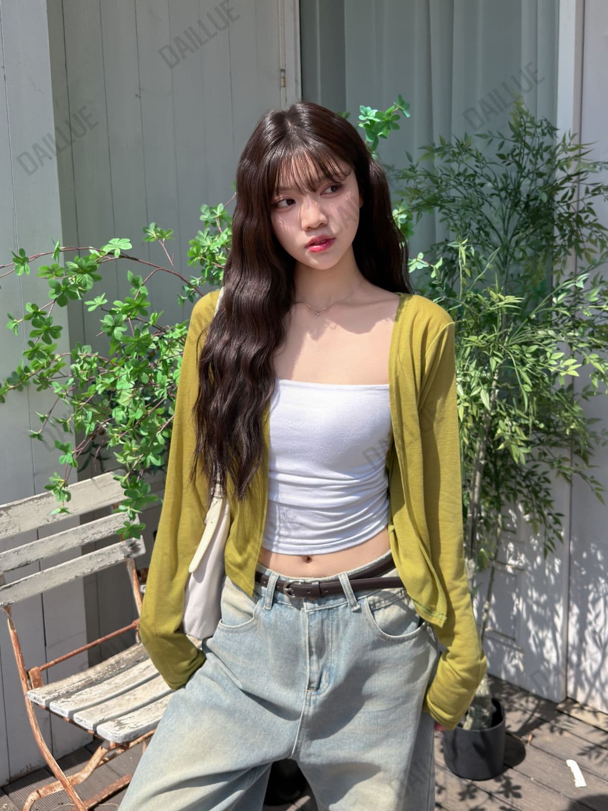 Basic Fit - Tencel Open Cardigan - Thin Summer Outerwear, Summer, Sun Protection, Sun Protection Item, Rainy Season Look, Daily - 이미지 3