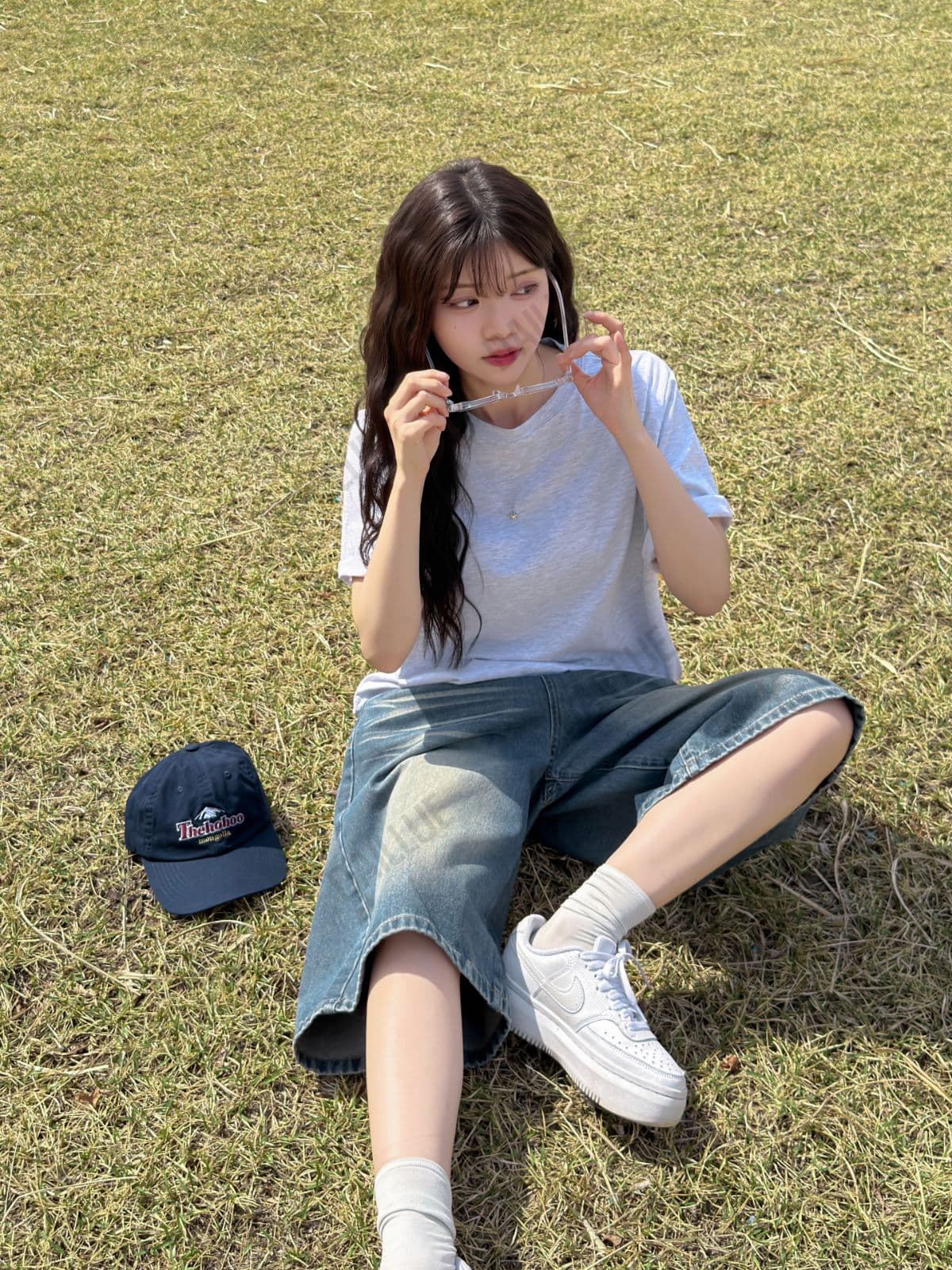 Oversized Fit - Cotton Tumble Basic Short Sleeve - 30 Count, Premium, Loose Fit, Cotton, Basic T-shirt, Processed, Round - 이미지 9