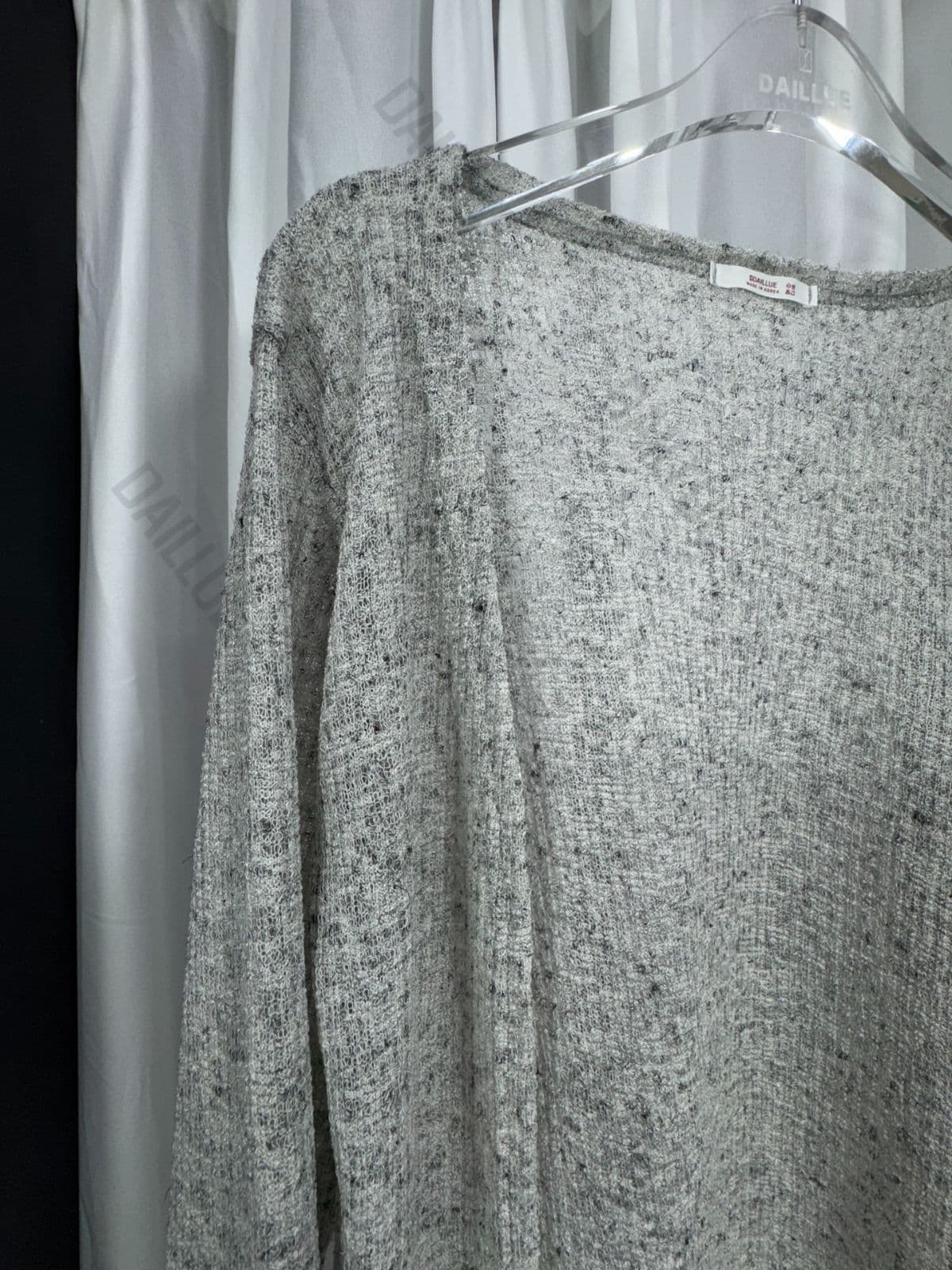 Basic Fit Linen Knit Open Cardigan - Summer Cover-up, Must-Have Item, Rainy Season Look, See-through, Summer Vacation, Wedding Guest - 이미지 15