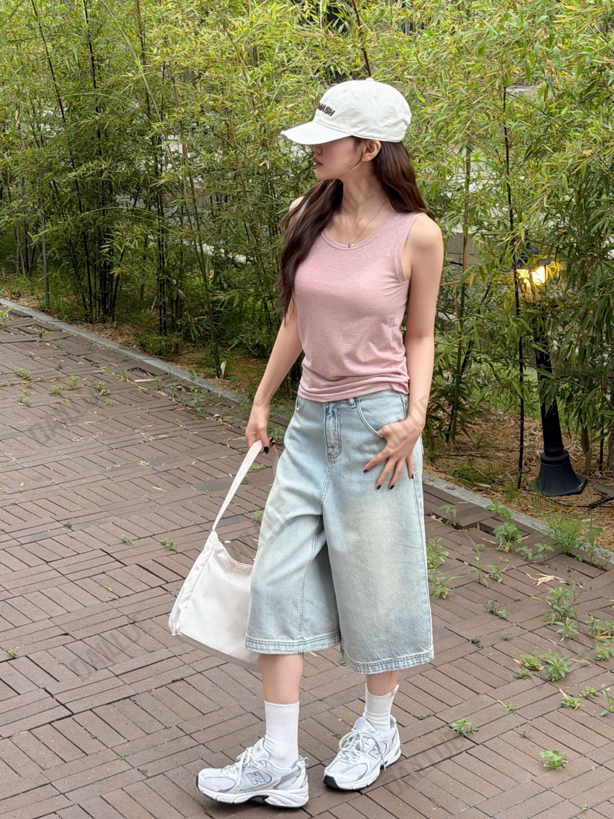 Delicate Fit-Linen U-Neck Sleeveless-Mango, Sleeveless, Sleeveless, See-through Top, Breast Cover, Cardigan Inner - 이미지 10