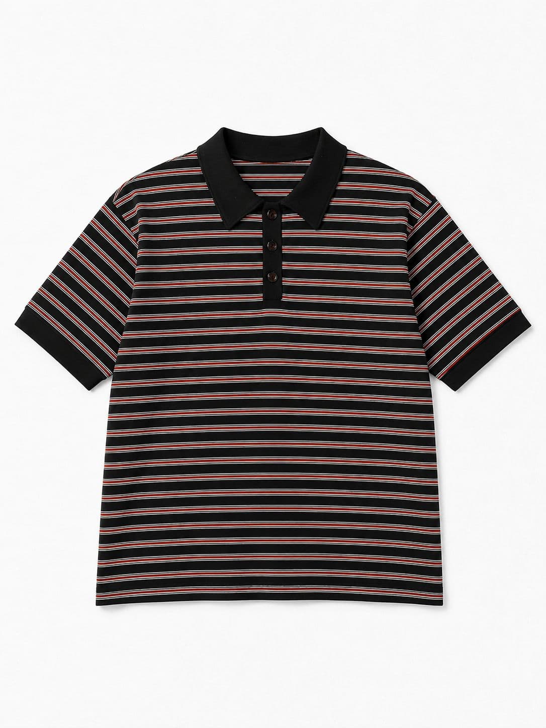 26SS New Core Stripe Polo Shirt (Vintage, Crop, Cardigan, Print, Bermuda, Unisex, Ringer, Short Sleeve T-shirt) - 이미지 3
