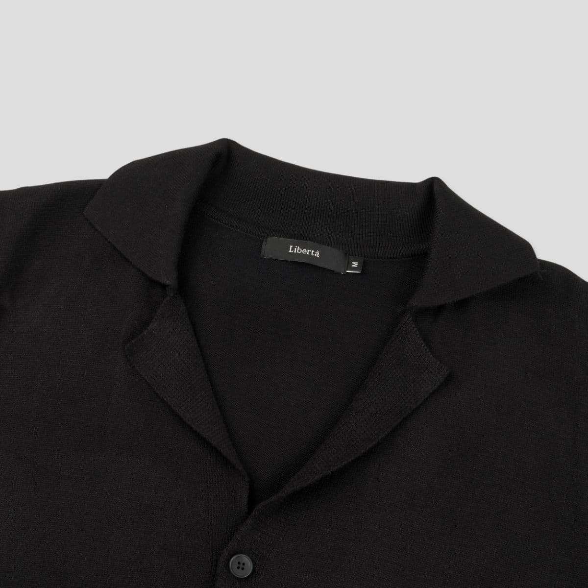 BL Collared Short Sleeve Knit Cardigan - 이미지 6