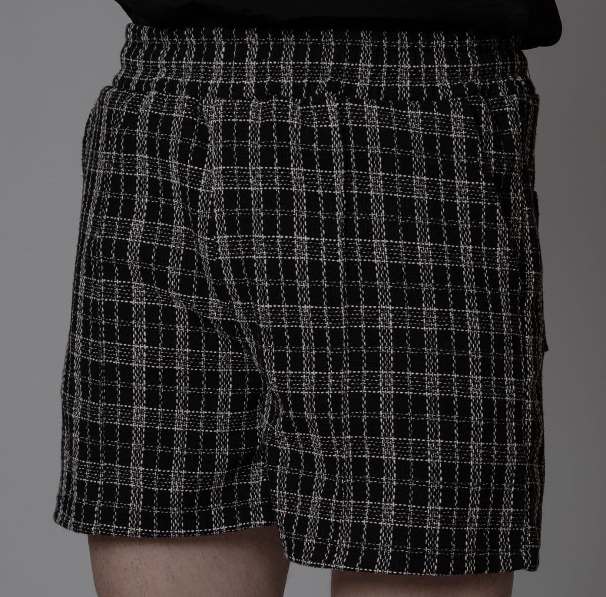 Tweed pintuck shorts - 이미지 5