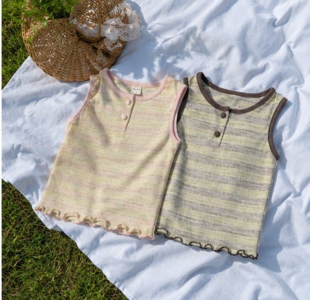 Bunche sleeveless top - 이미지 3