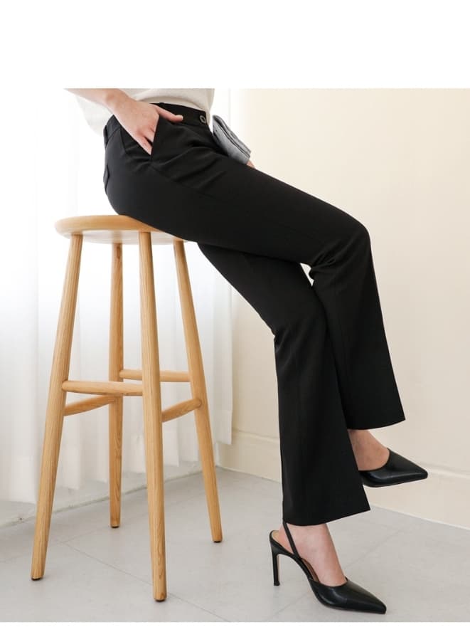 Cool Bootcut Stretch Pants S M L - 이미지 6