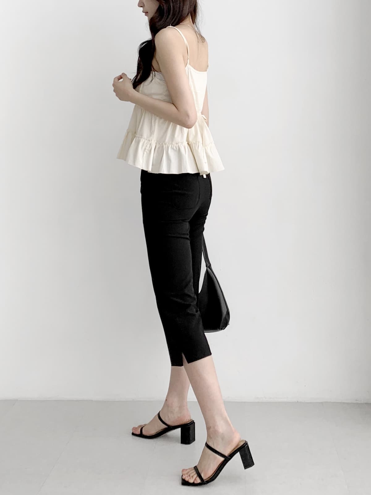 Capri Spandex 7/8 Back Band S M L - 이미지 10