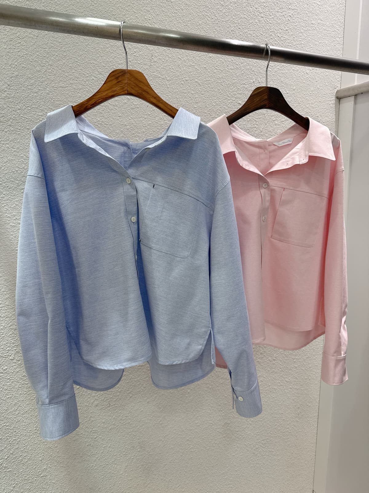 Slit collar crop - 이미지 1