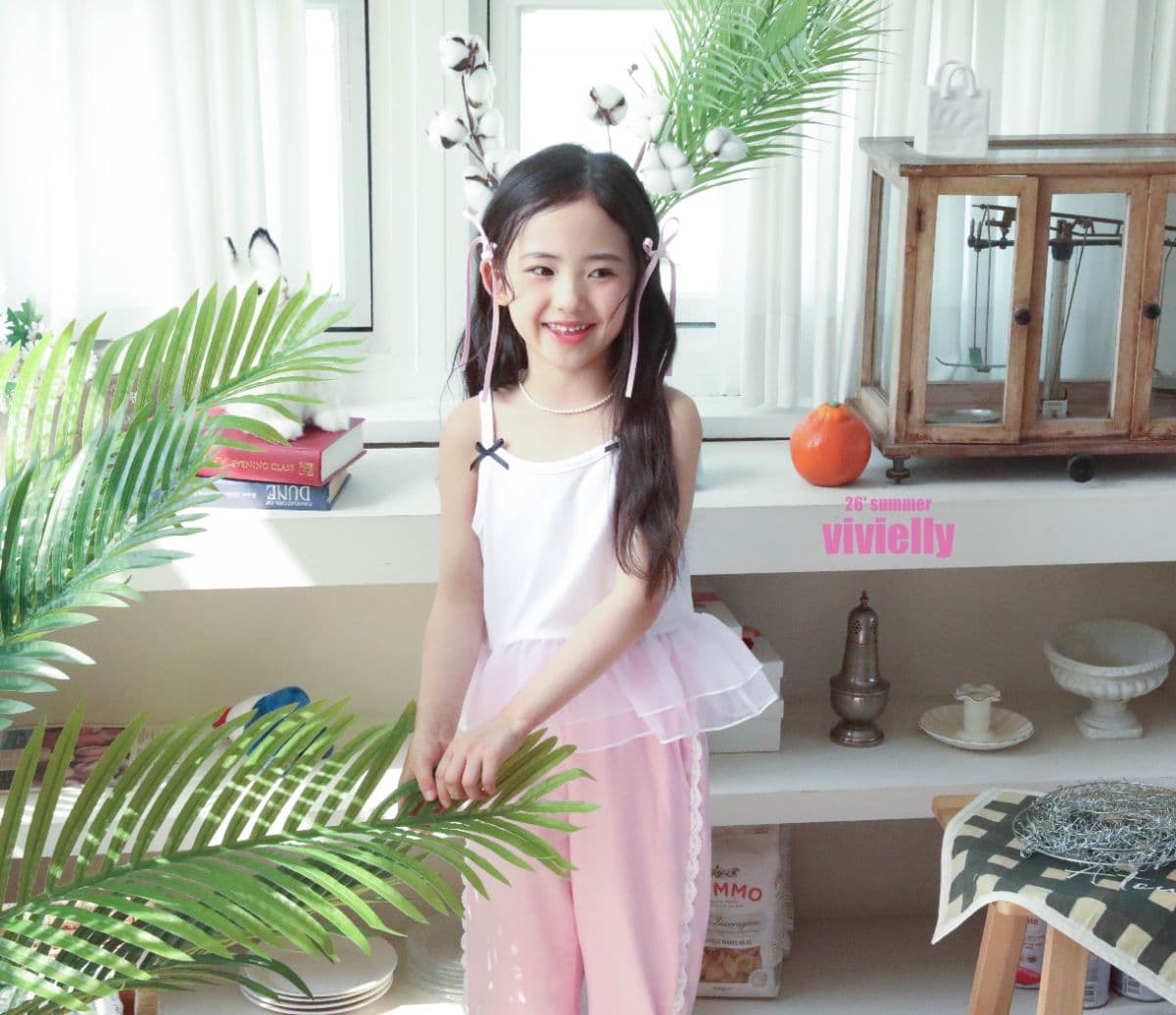 Vivielli Juju Lace Pants (Kids-Junior 26 Summer New Arrival) - 이미지 6