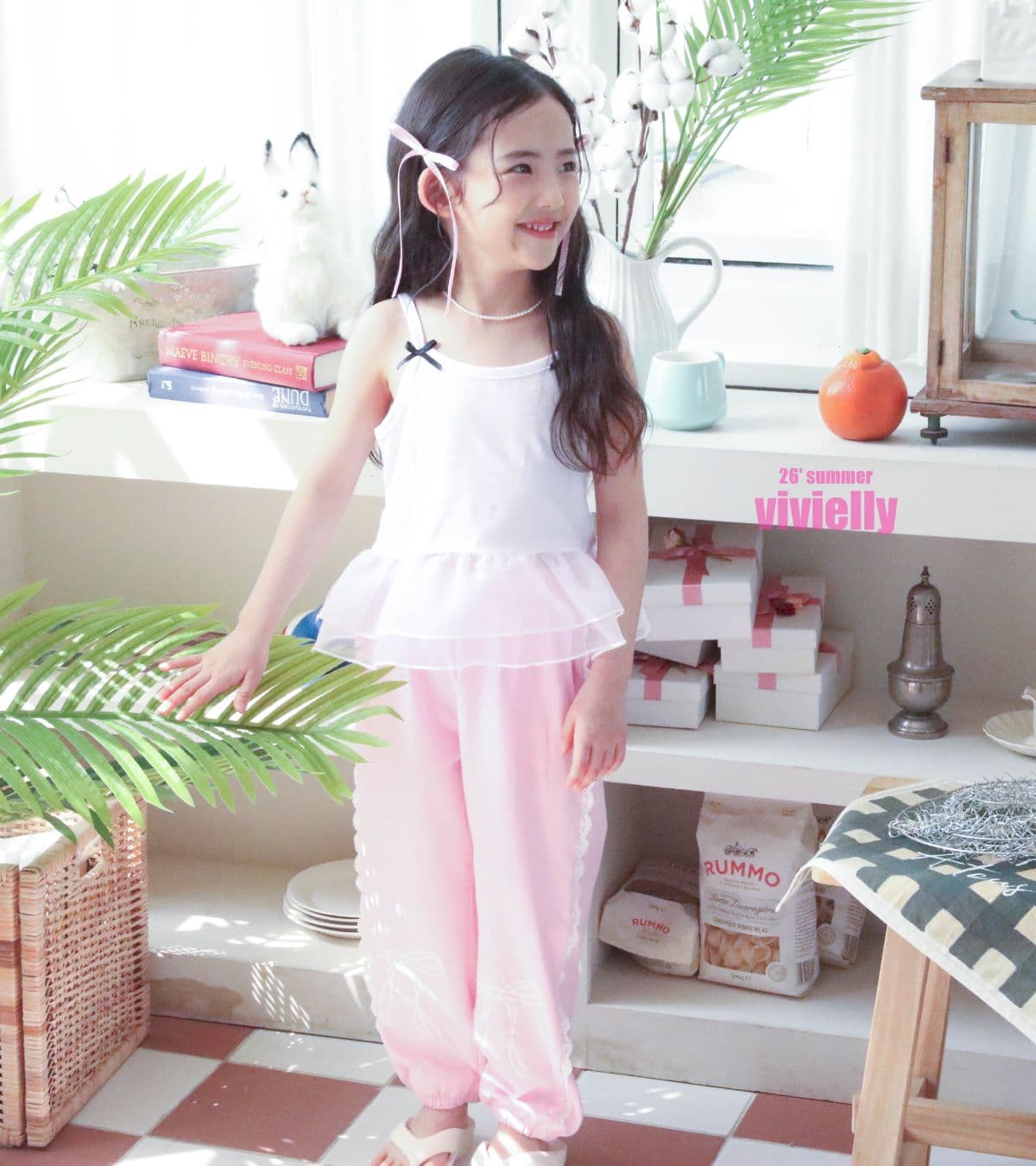 Vivielli Juju Lace Pants (Kids-Junior 26 Summer New Arrival) - 이미지 4