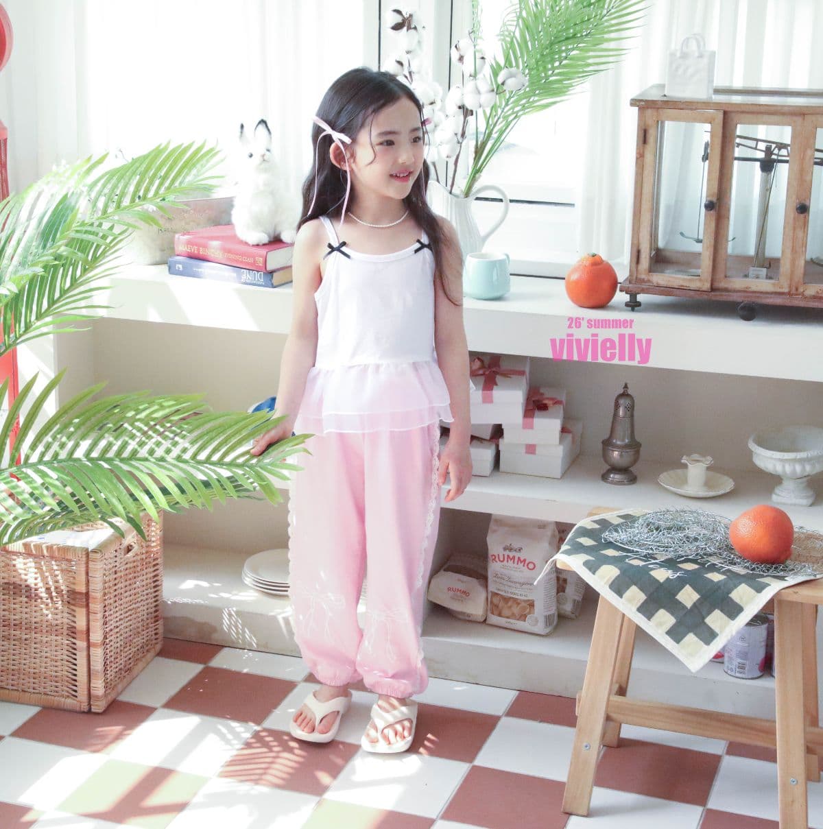 Vivielli Juju Lace Pants (Kids-Junior 26 Summer New Arrival) - 이미지 2