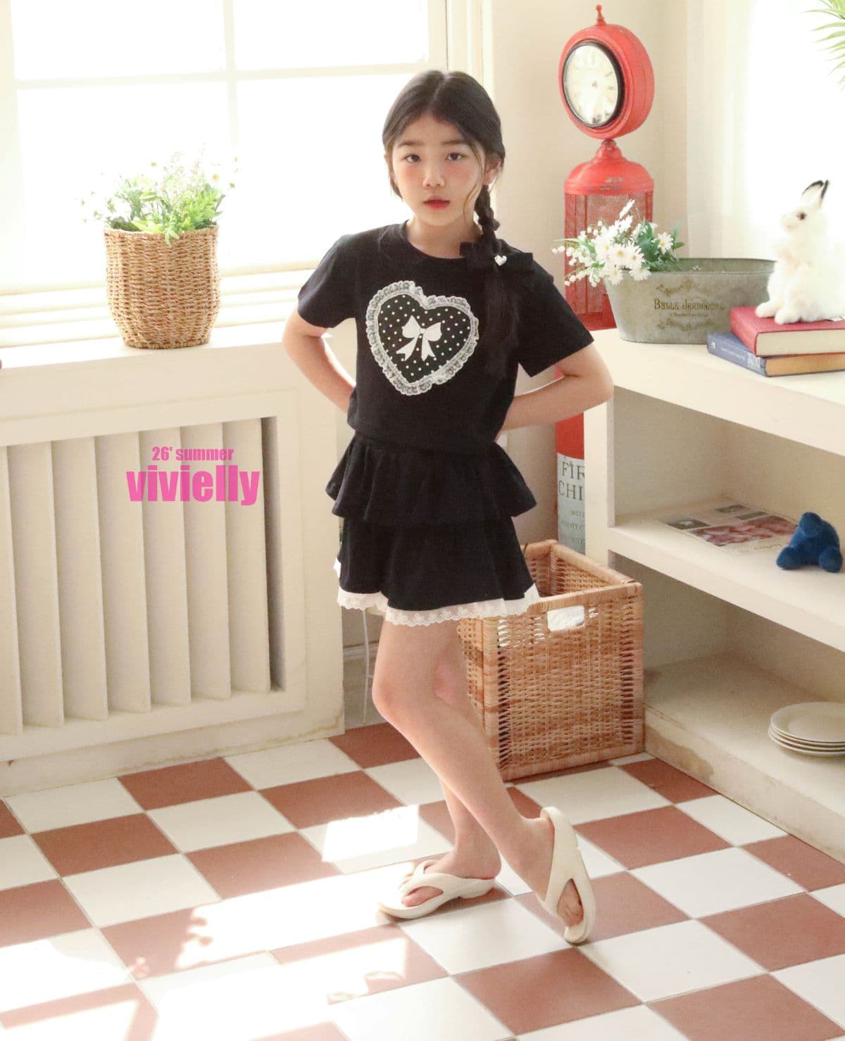 Vivielli Lily Skirt Pants (Kids-Junior 26 Summer New Arrival) - 이미지 13