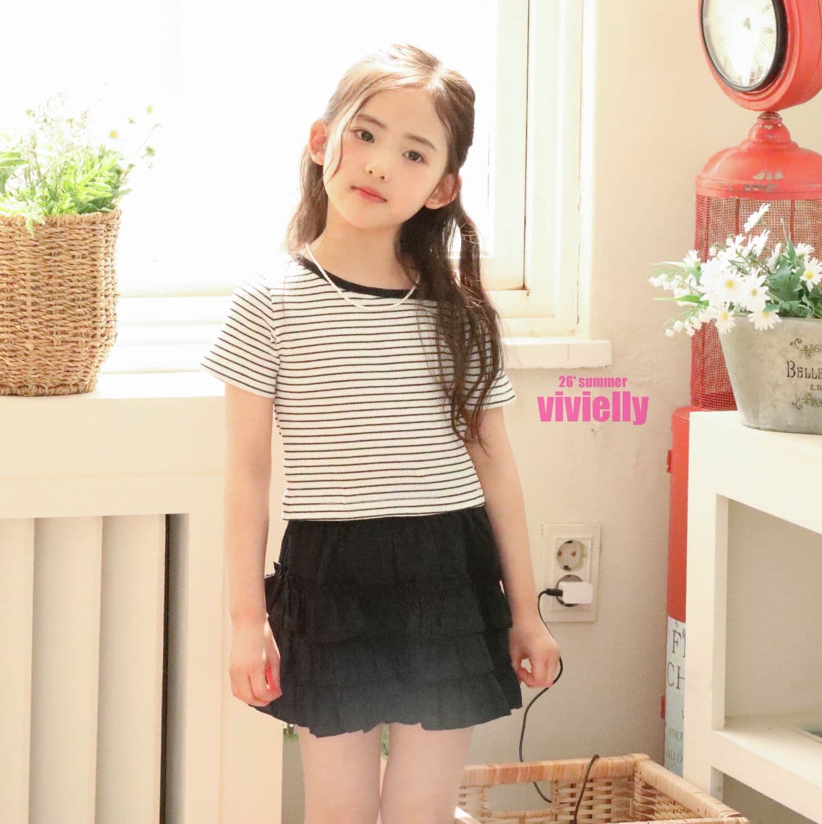 Vivielli Alice Skirt-Pants (Kids-Junior 26 Summer New Arrival) - 이미지 8