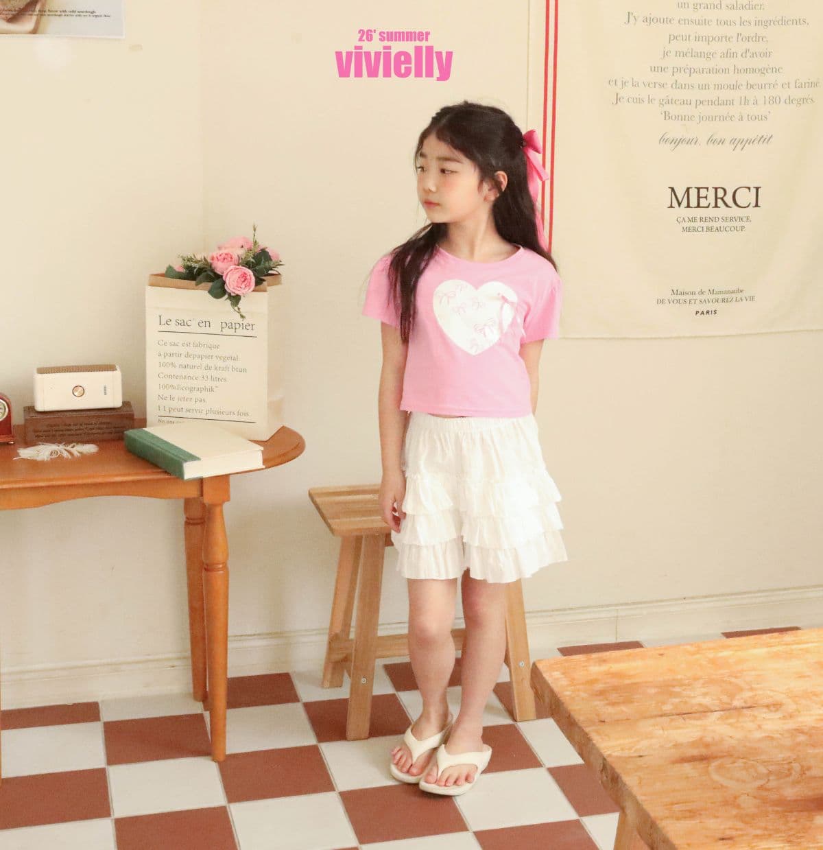 Vivielli Alice Skirt-Pants (Kids-Junior 26 Summer New Arrival) - 이미지 10