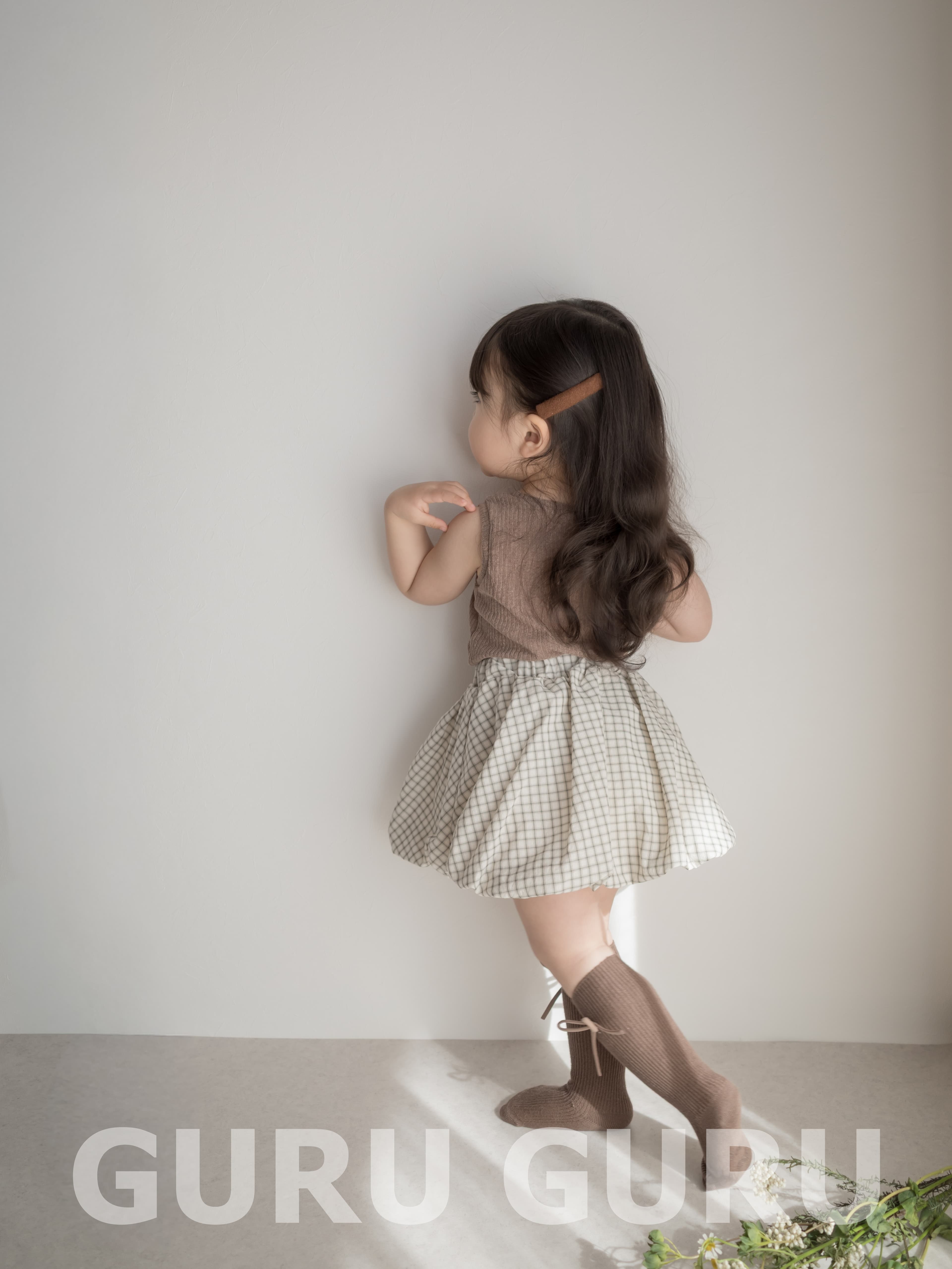 Guru Check Cloud Skirt (26 Summer New Arrival) - 이미지 14