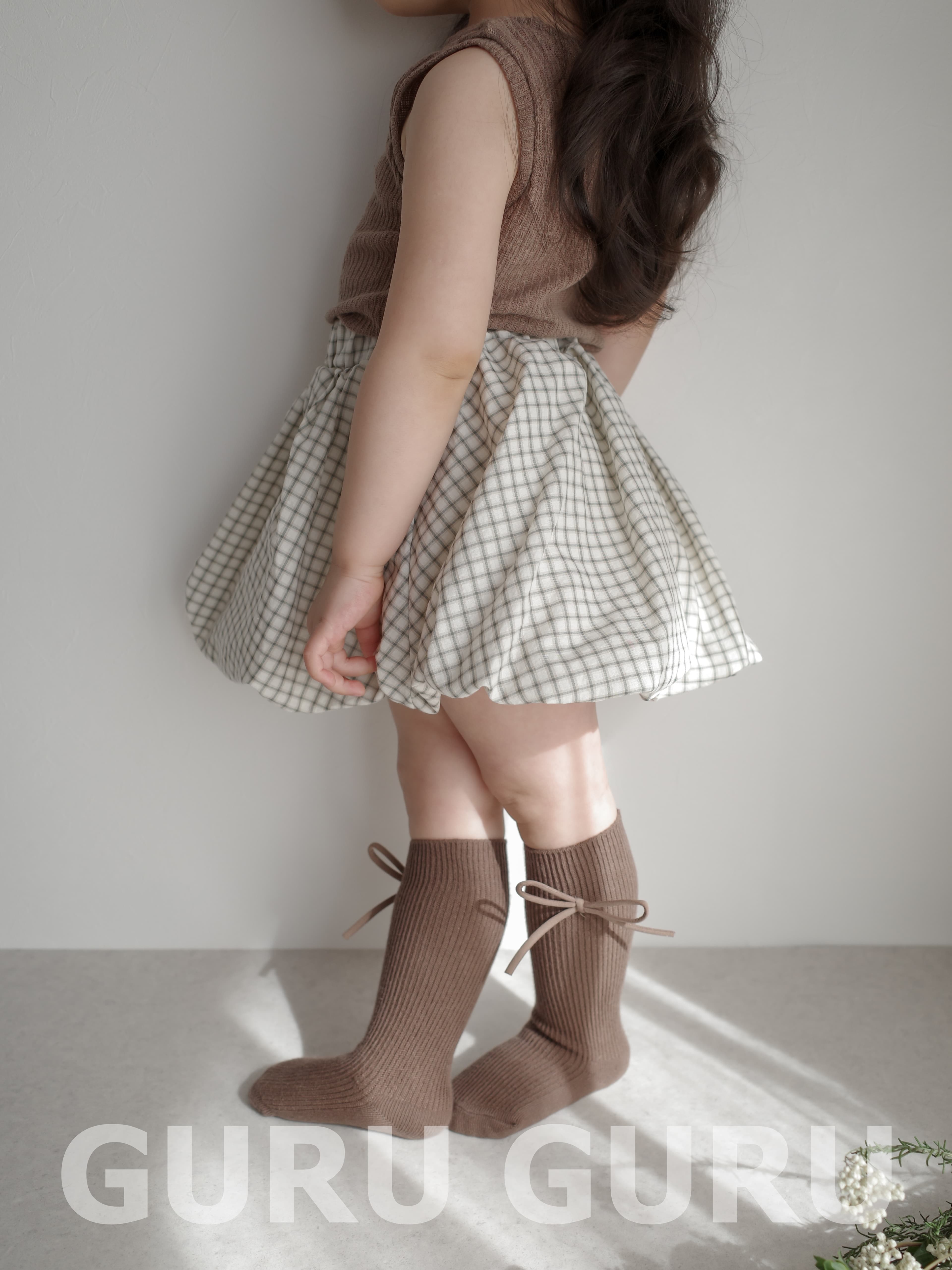 Guru Check Cloud Skirt (26 Summer New Arrival) - 이미지 13