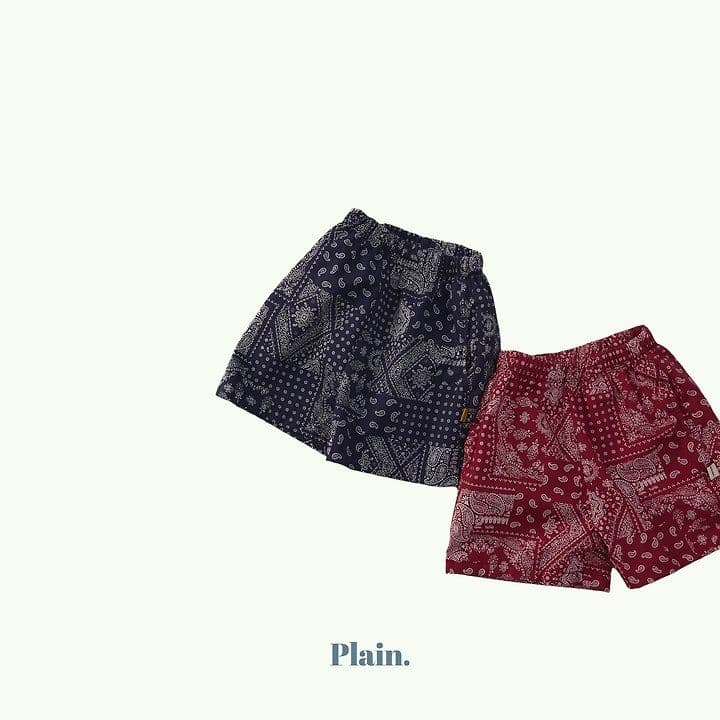 Plain Paisley Half Pants (New Summer 26 Arrival) - 이미지 3