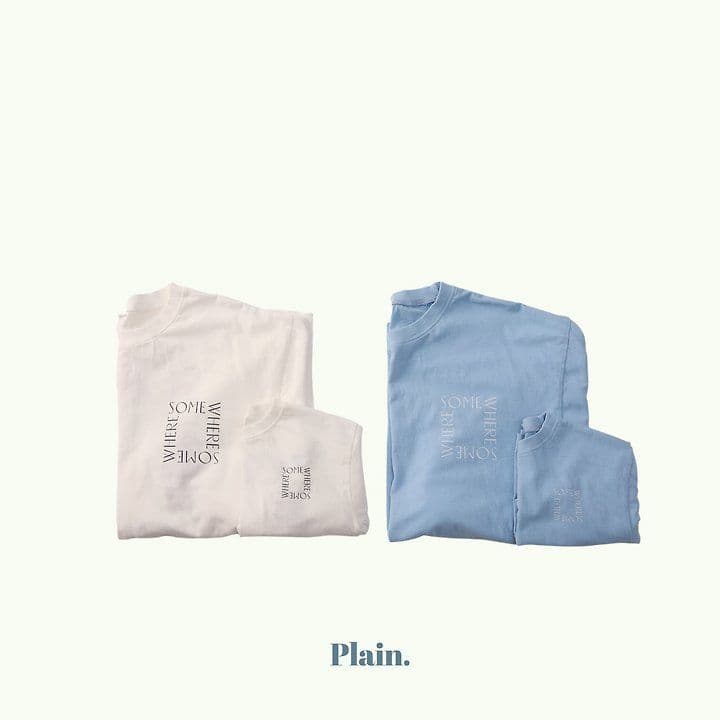Plain Somewhere Long Tee (Mom & Couple 26 Summer New Arrival) - 이미지 1