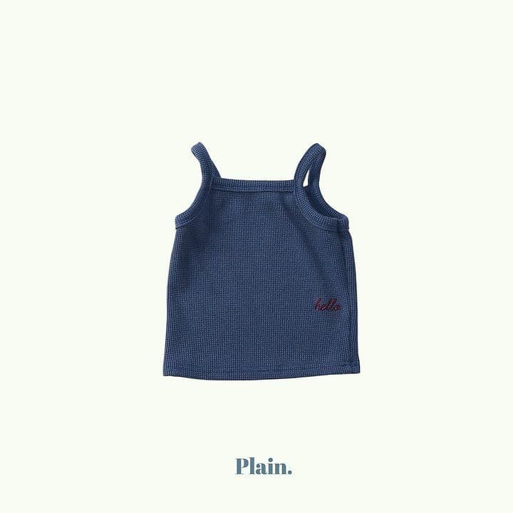 Plain Hello Waffle Sleeveless (26 Summer New Arrival) - 이미지 8