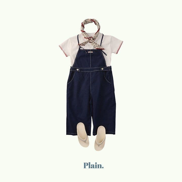 Plain Crinkly Overalls (New Summer 26 Arrival) - 이미지 8