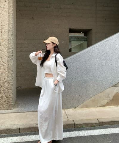 (High Demand) Shirt and Skirt Set
