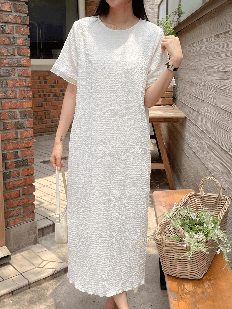 wrinkle dress - 이미지 2
