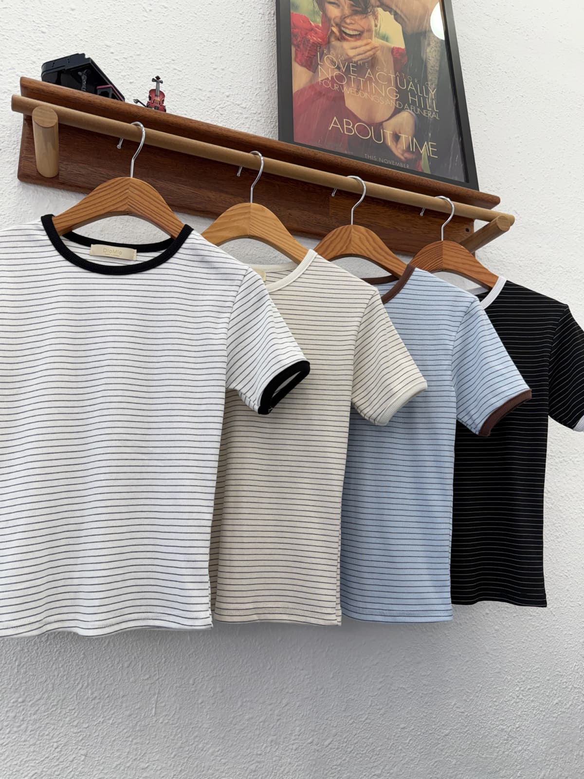 Golgi Ringer striped T-shirt - 이미지 2