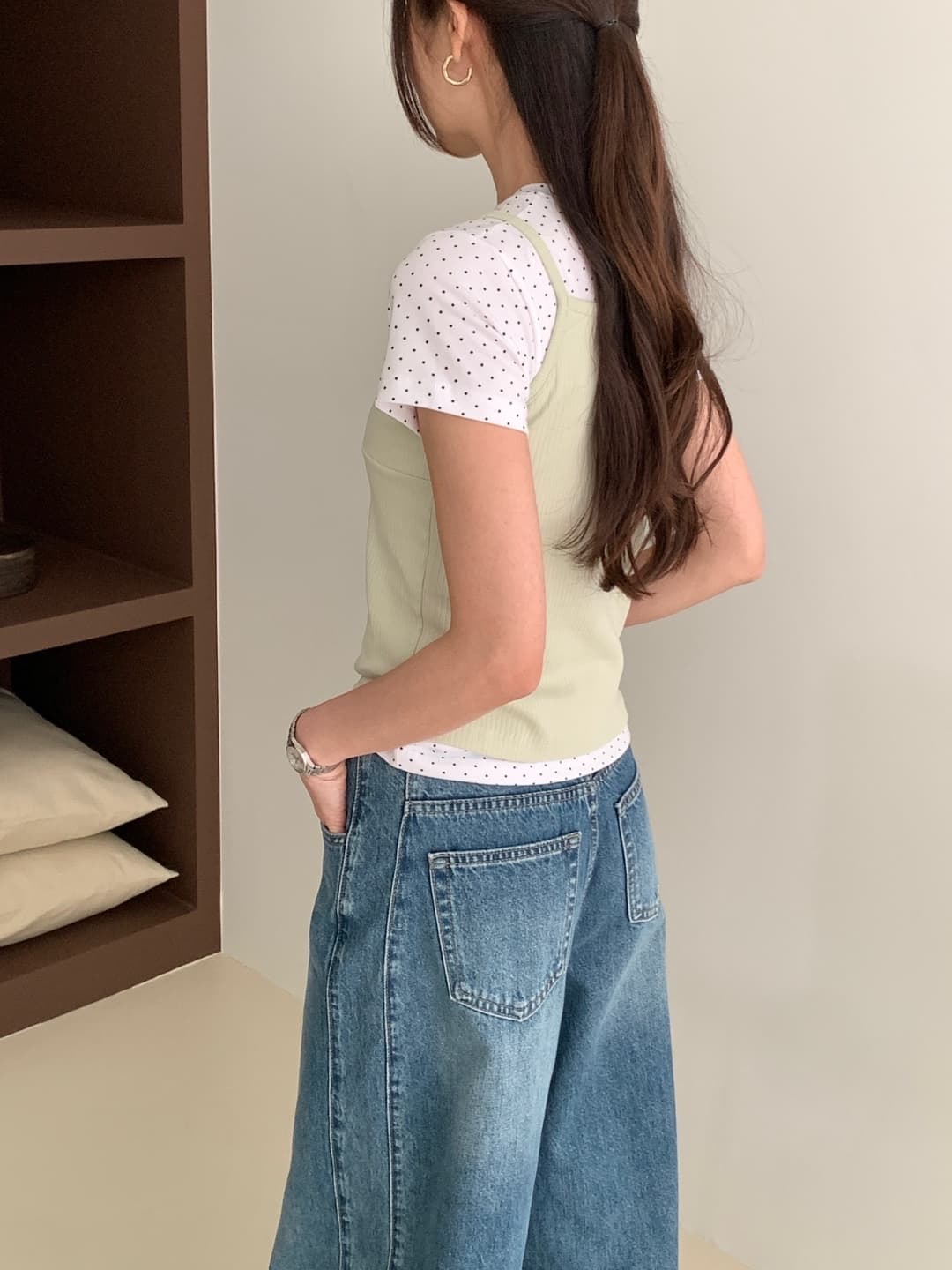 Under-button tank top - 이미지 19