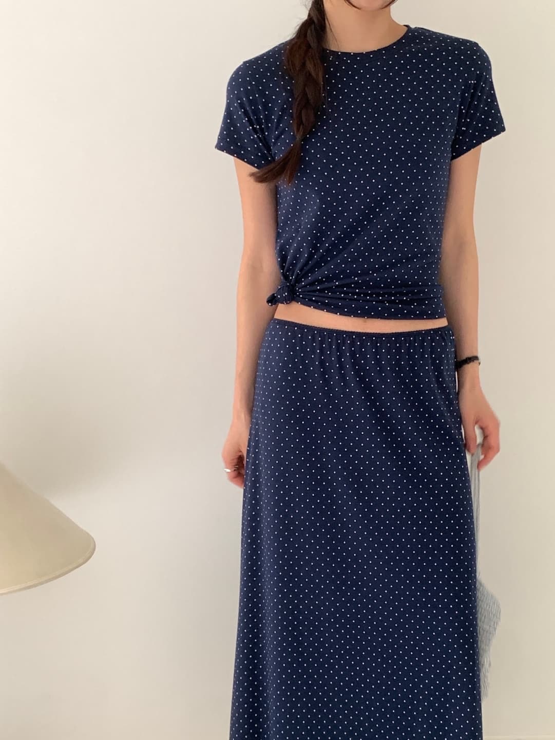 Dot short sleeves - 이미지 12