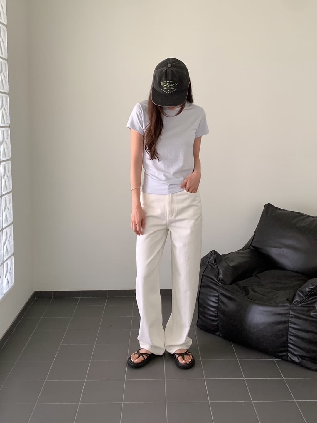 Dot short sleeves - 이미지 3