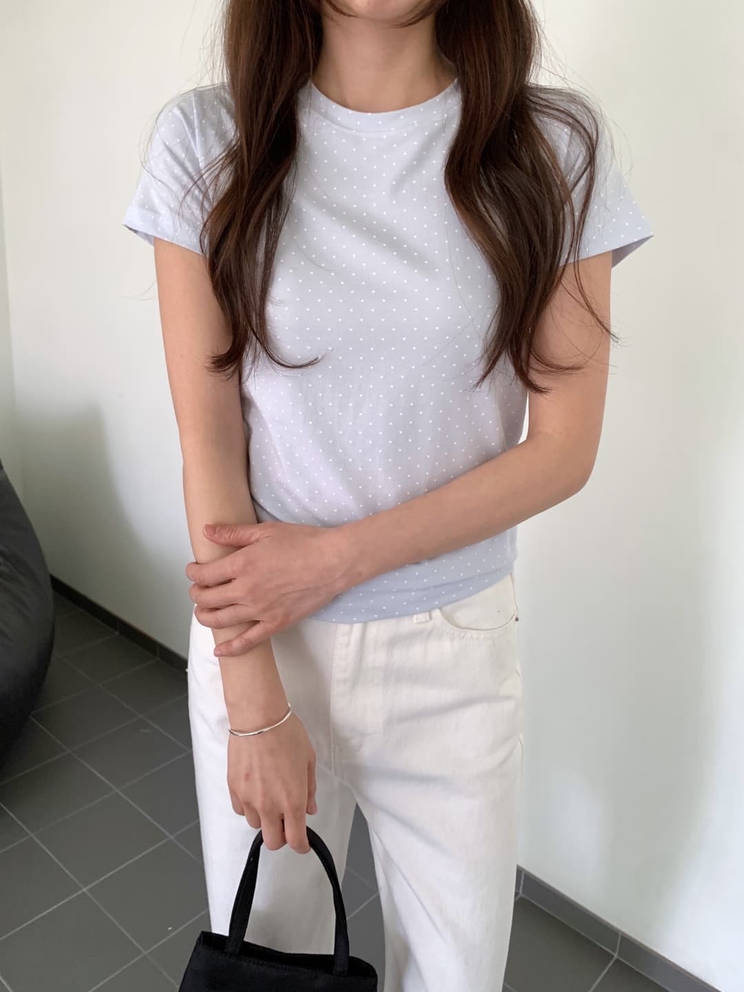 Dot short sleeves - 이미지 5