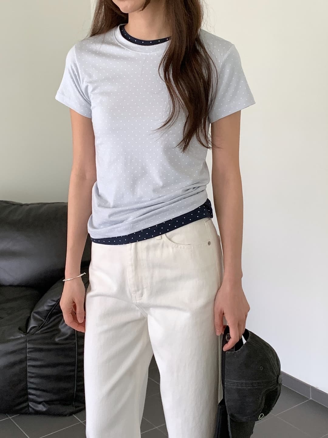 Dot short sleeves - 이미지 11