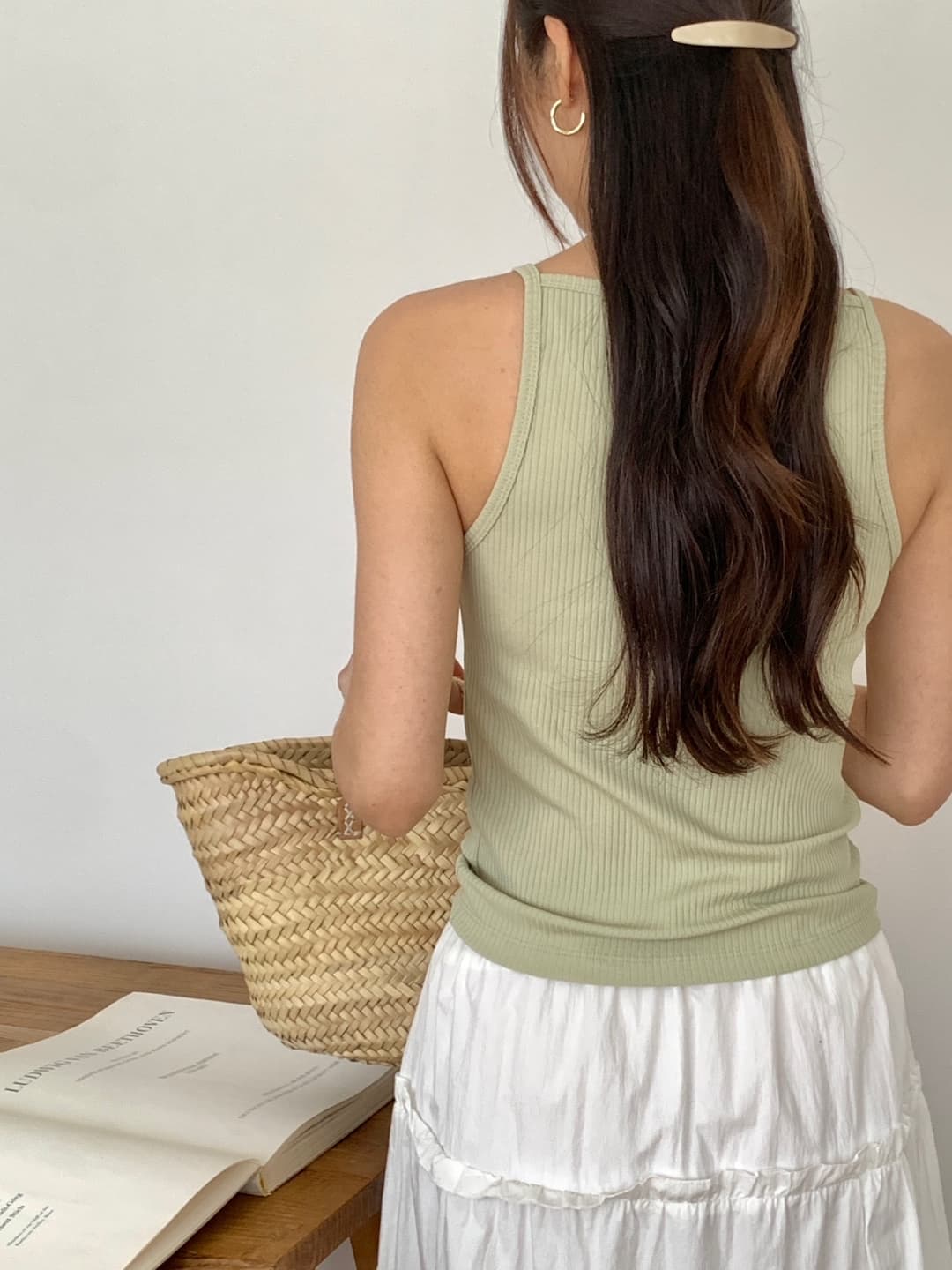 Boat halter sleeveless - 이미지 8