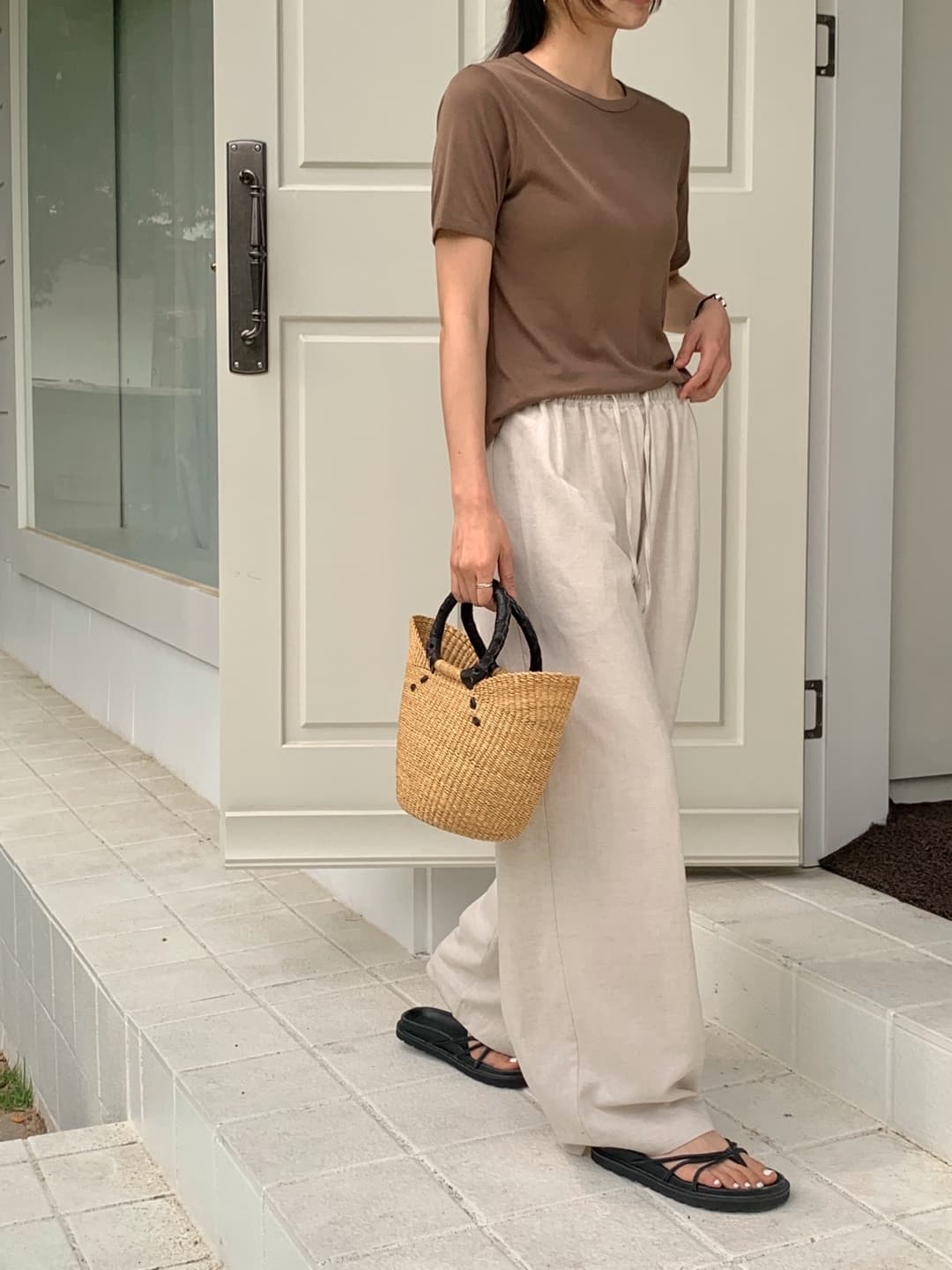 Cotton Tencel Tee - 이미지 4