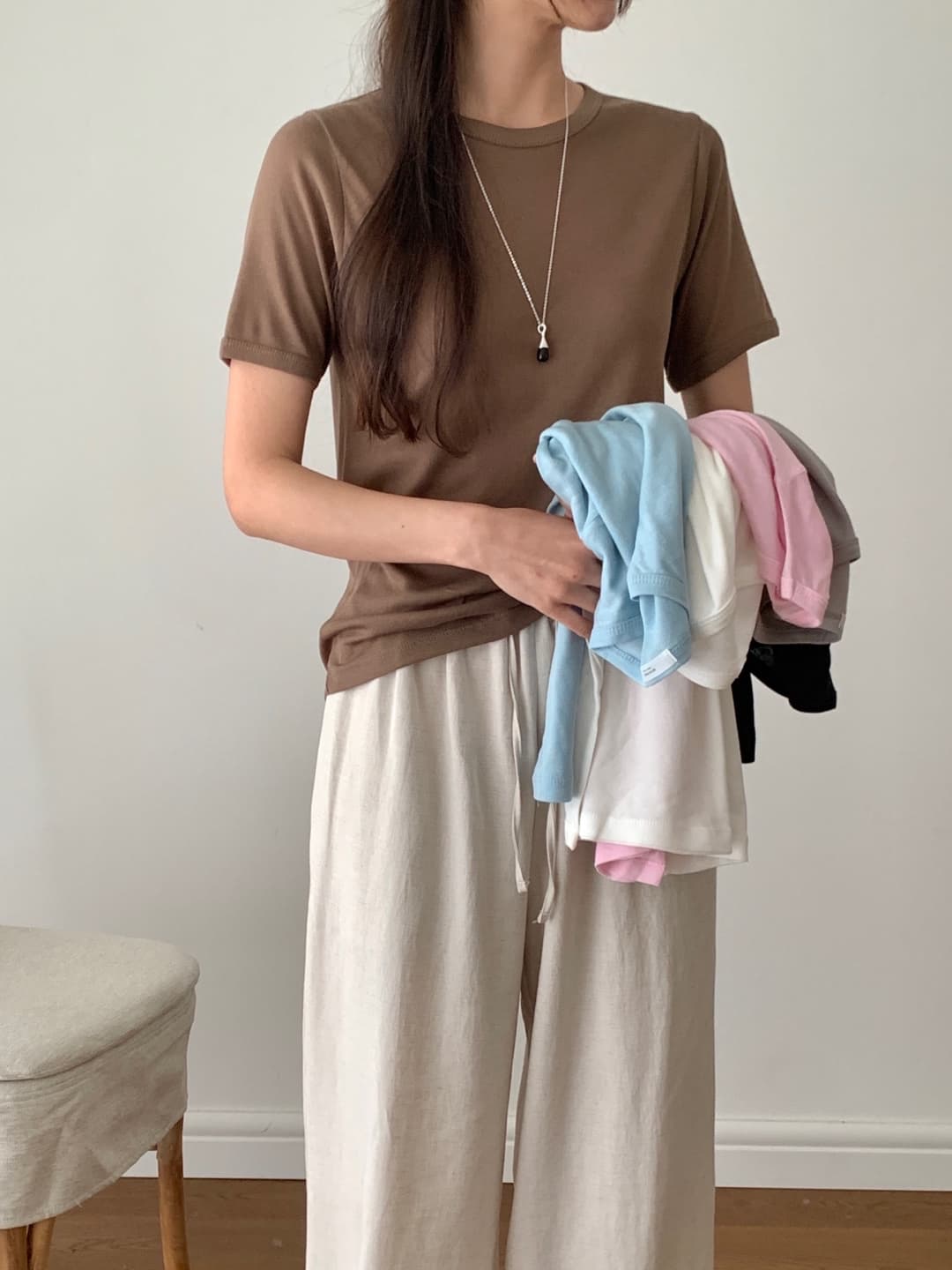 Cotton Tencel Tee - 이미지 11