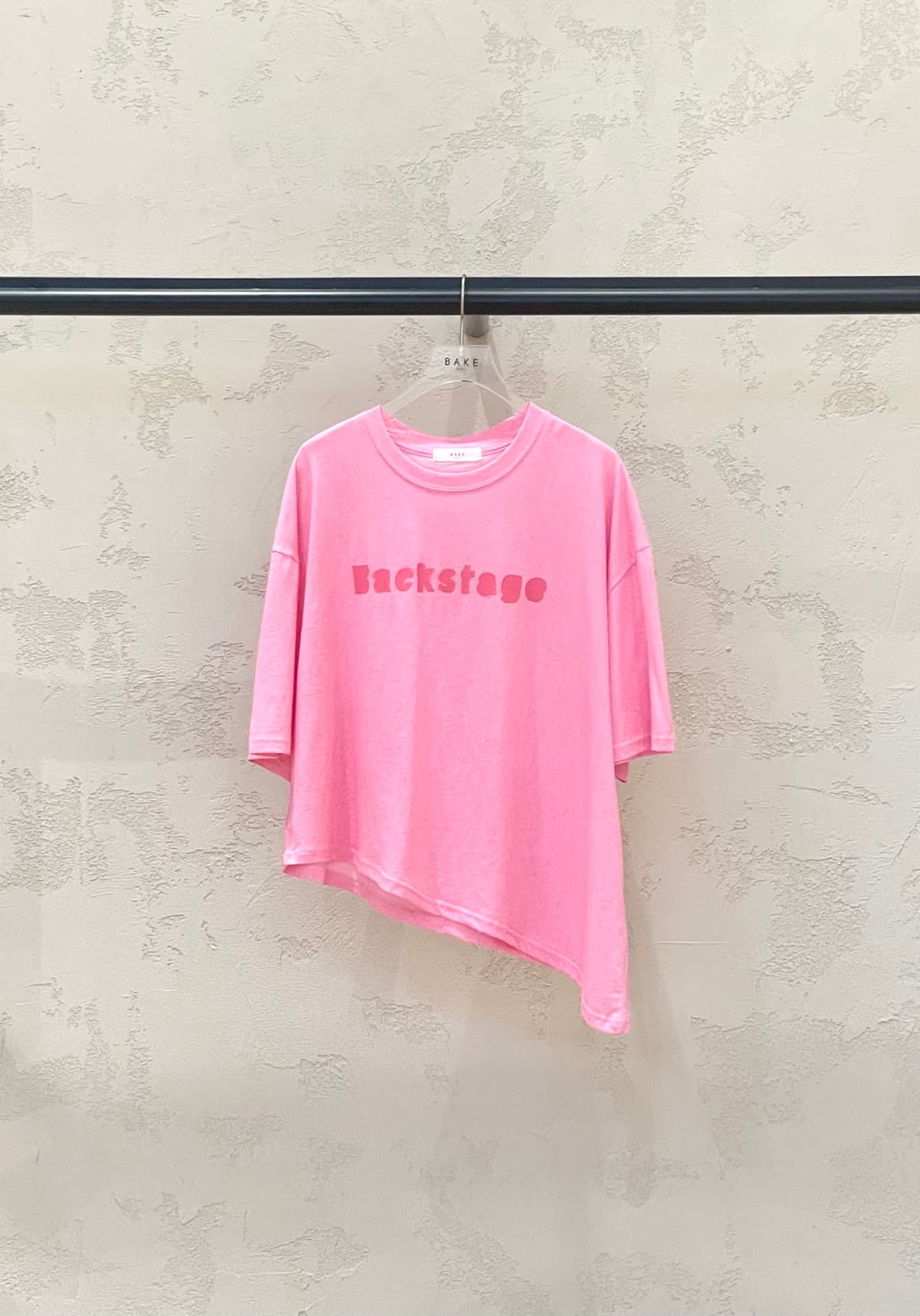 New Arrival) Stage T Pigment Asymmetrical Summer Short Sleeve Boxy T-shirt Plus Size Effortless Chic - 이미지 4