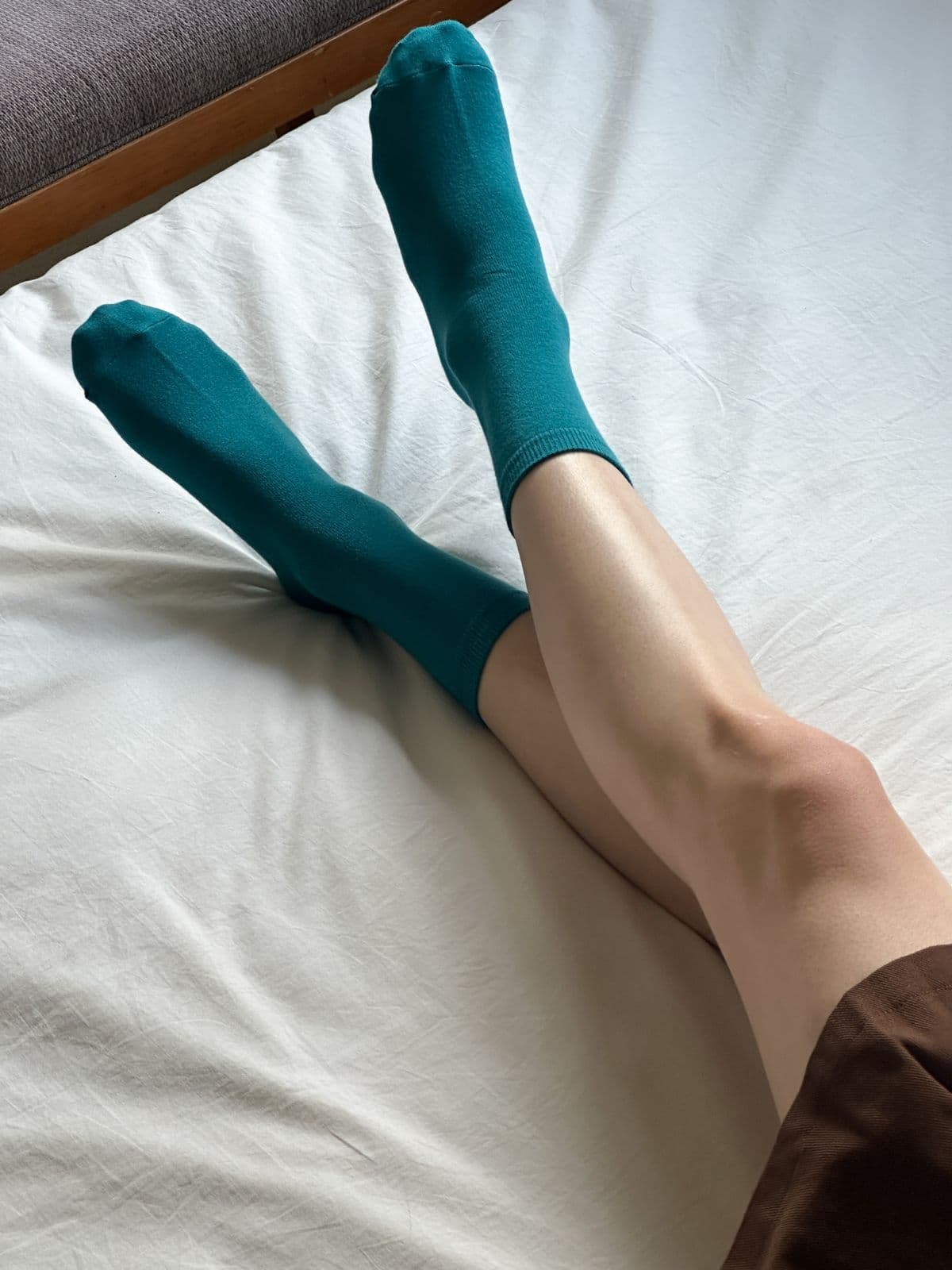 Jeje (Same-day delivery available Basic Plain Mid-calf Cotton Women's Fashion Socks Colored Socks Daily) - 이미지 9