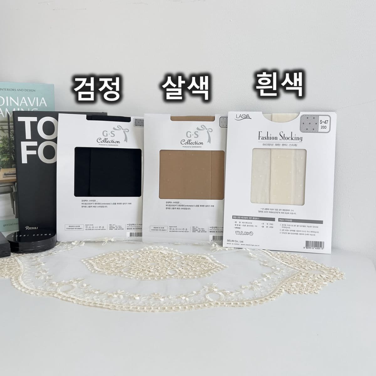 20D Tiny Dot Stockings (Same-day delivery available, footed pantyhose, sheer, women's fashion accent) - 이미지 3