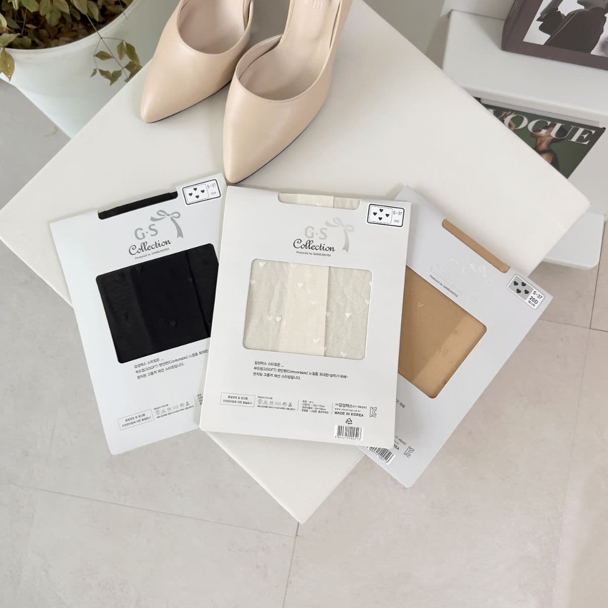 20D Heart Pattern Stockings (Same-day delivery available, footed pantyhose, sheer, women's fashion accent) - 이미지 4