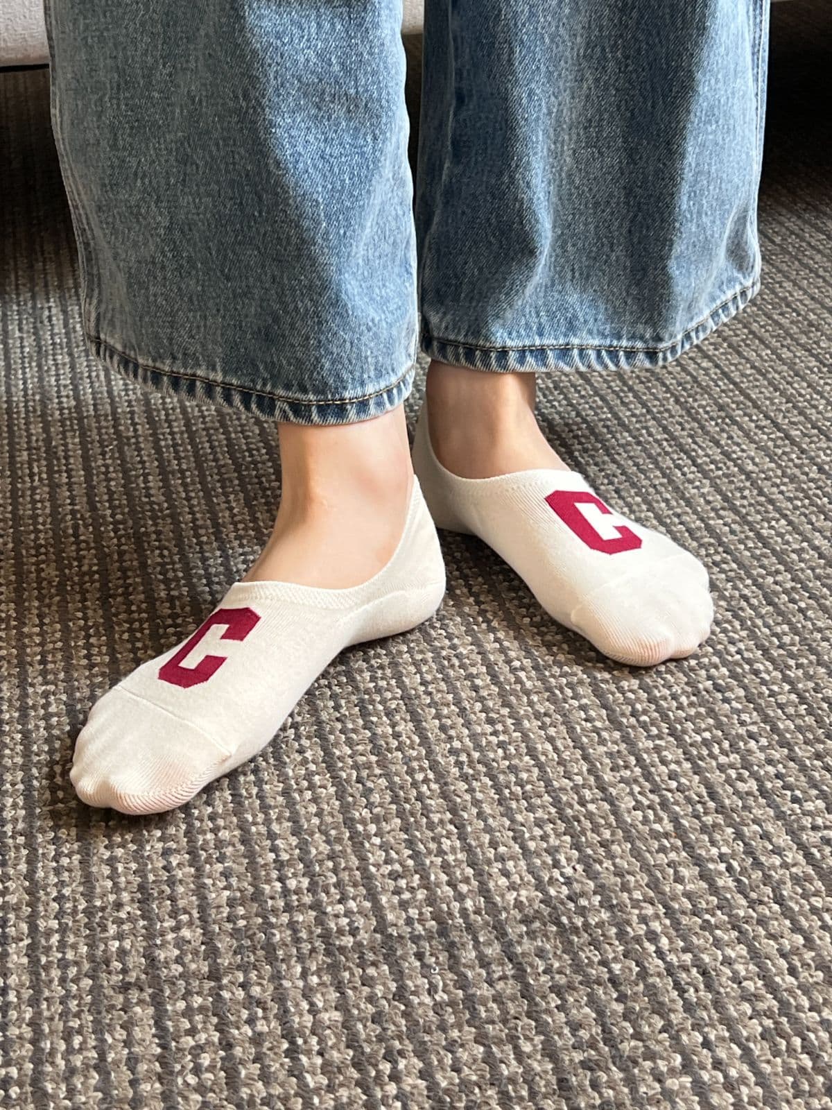 Colored Footies (Same-day delivery available, women's fashion socks, fake socks, non-slip, initials) - 이미지 16
