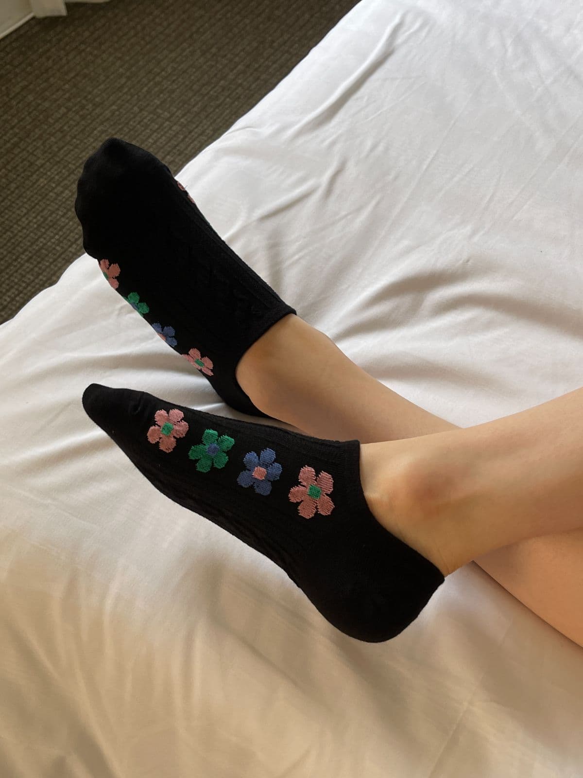 Flower Non-slip (Same-day delivery available, women's fashion socks, sneakers, floral pattern, ankle socks) - 이미지 6