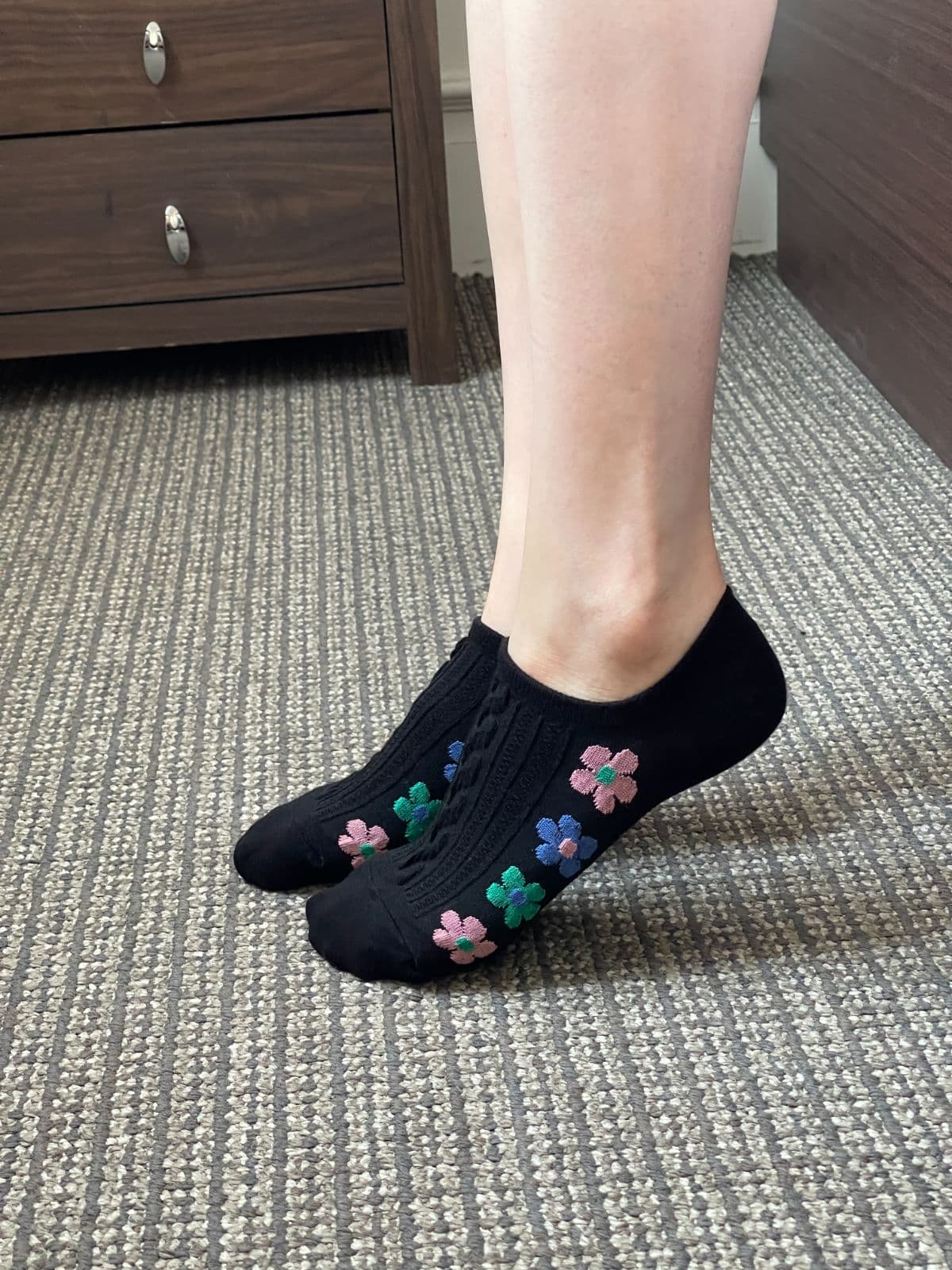 Flower Non-slip (Same-day delivery available, women's fashion socks, sneakers, floral pattern, ankle socks) - 이미지 9