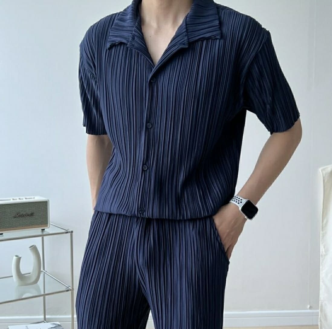 Cooling pleated shirt - 이미지 2