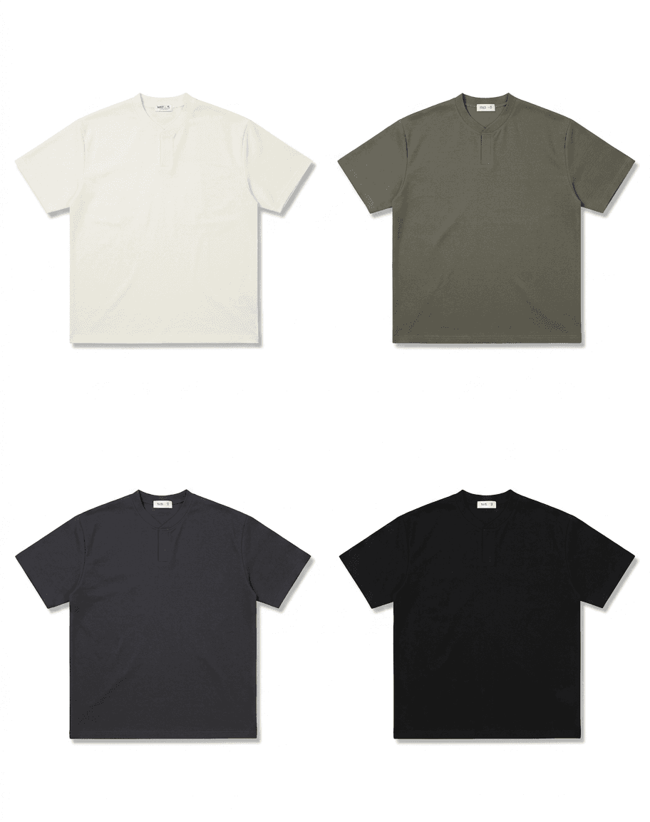 Ponte Henley Neck VT (L, XL) - 이미지 6