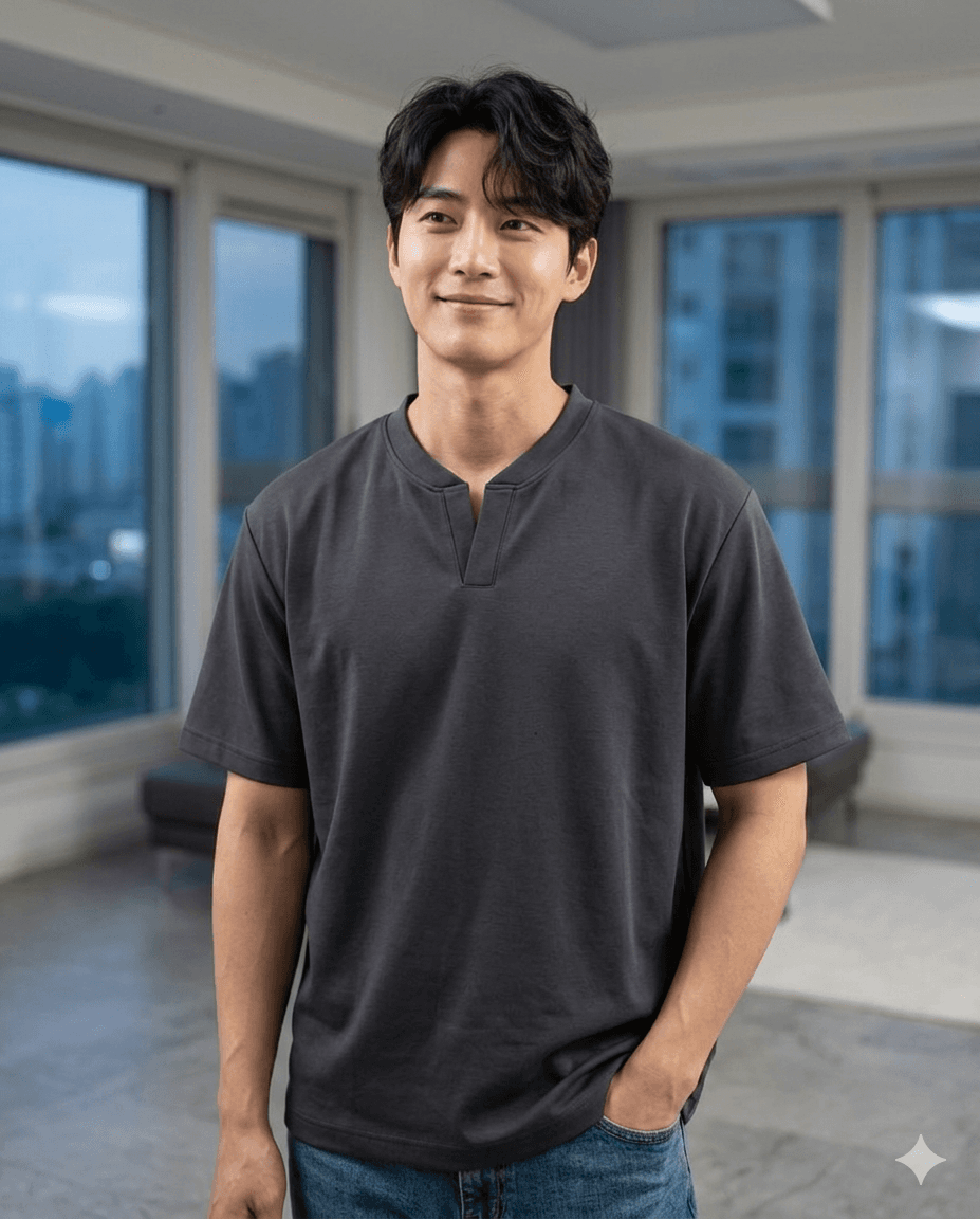 Ponte Henley Neck VT (L, XL) - 이미지 4