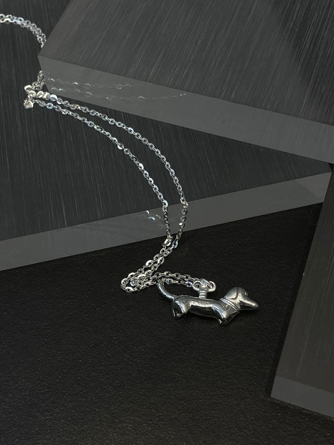 Silver 925 Dog 50-70cm Chain Necklace N260453980 - 이미지 10