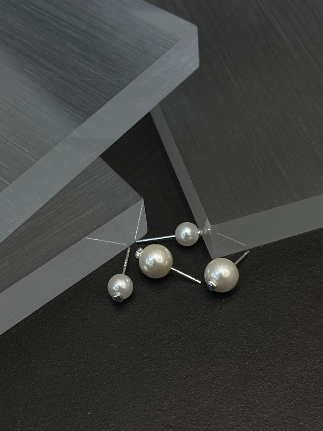 Silver 925 6-8mm Pearl Small Heart Post Earrings E240487970 - 이미지 7