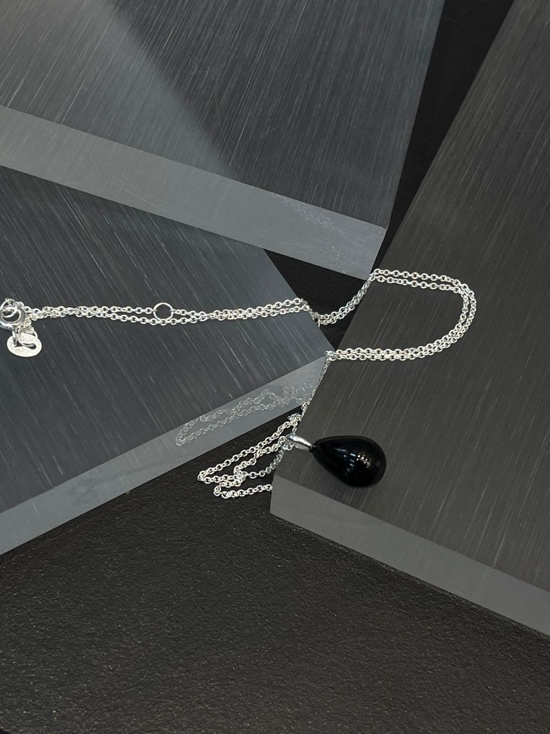 Silver 925 Classic Black Onyx 50cm Necklace N230948045 - 이미지 7