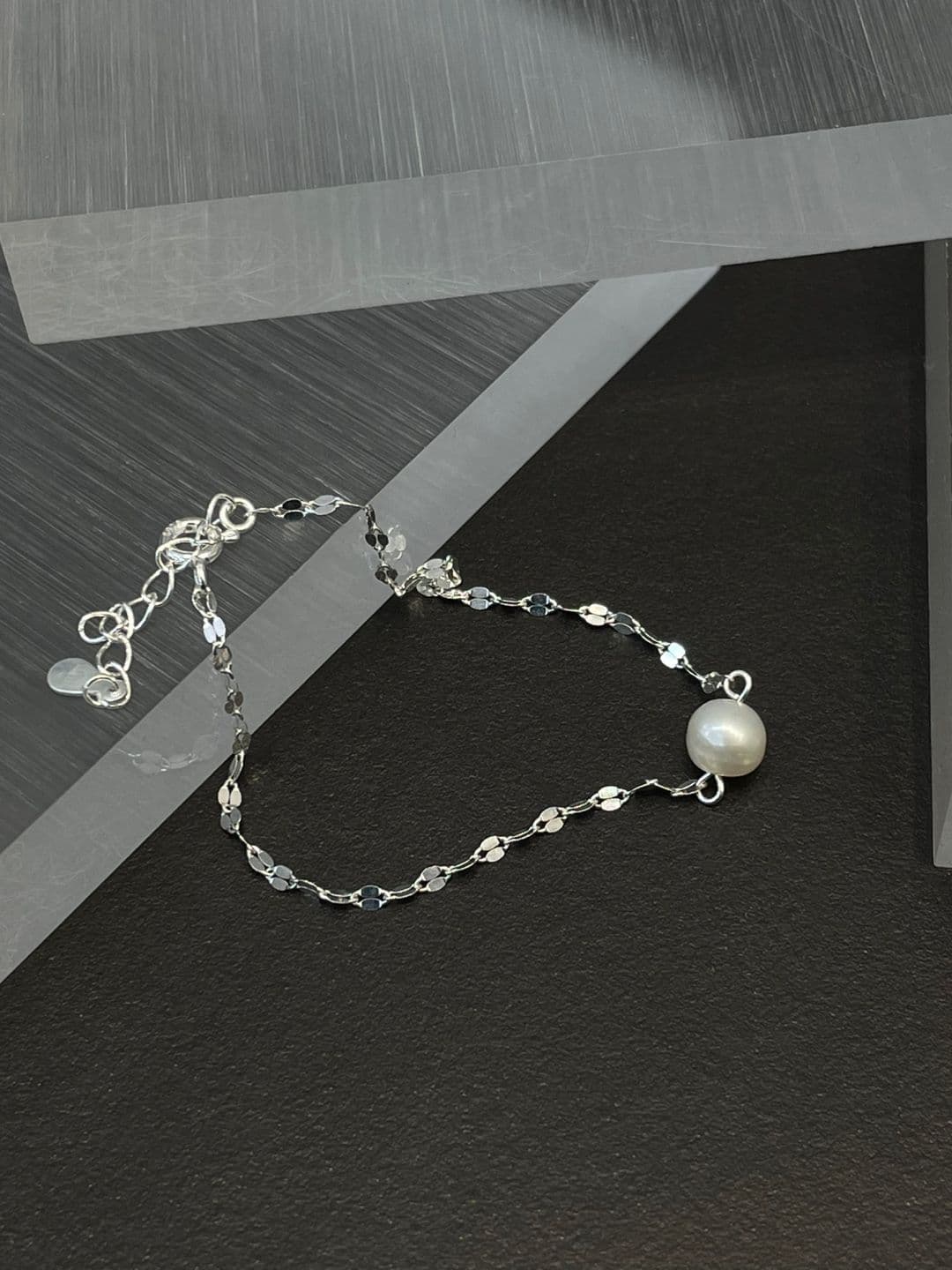 Silver 925 Cut Freshwater Pearl Bracelet B220644836 - 이미지 5